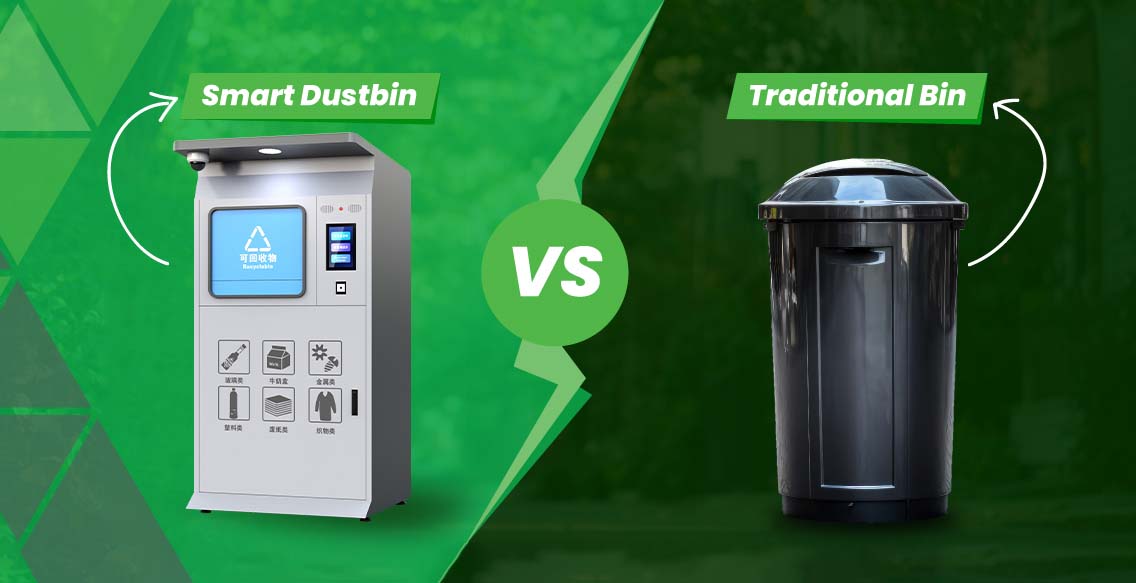 Умные мусорные баки против Традиционные мусорные баки: почему будущее принадлежит Smart Eco-Tech?