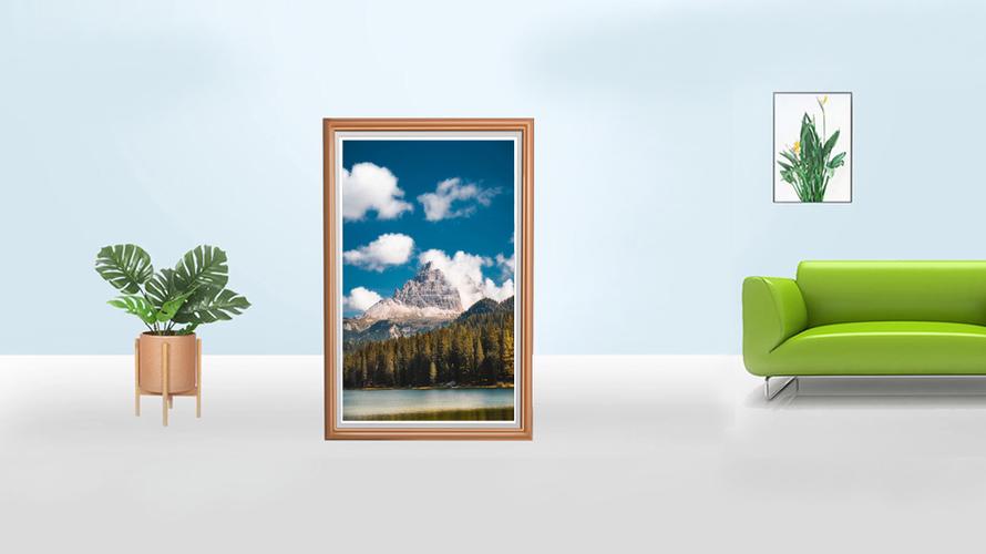 Экран с электронной рамкой — изображение цифрового искусства