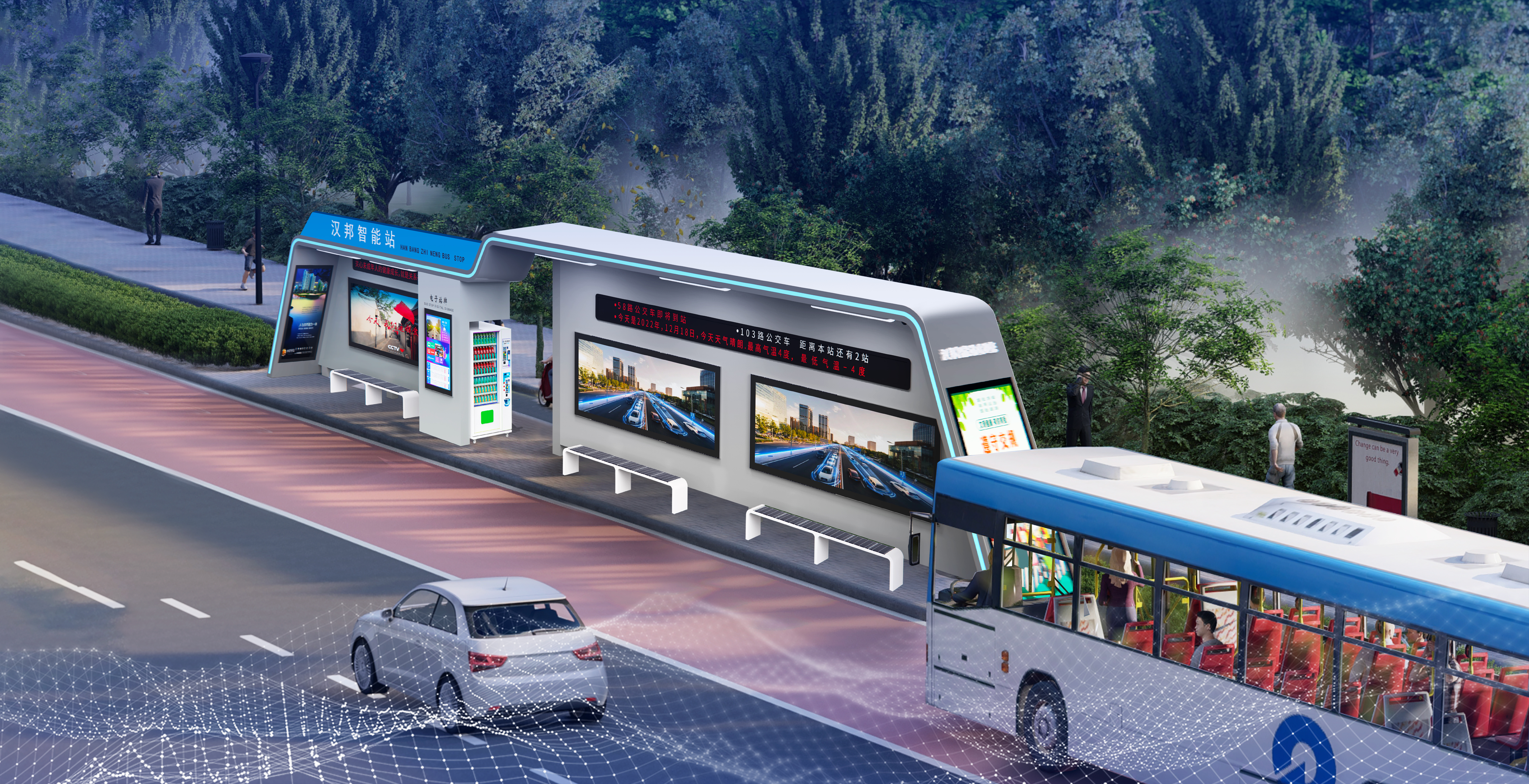 Что может сделать для вас интеллектуальную электронную автобусную остановку?