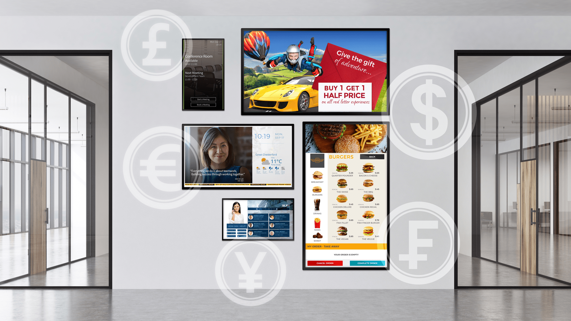 Внутренние рекламные дисплеи: инструменты распространения информации и маркетинга в современных коммерческих помещениях